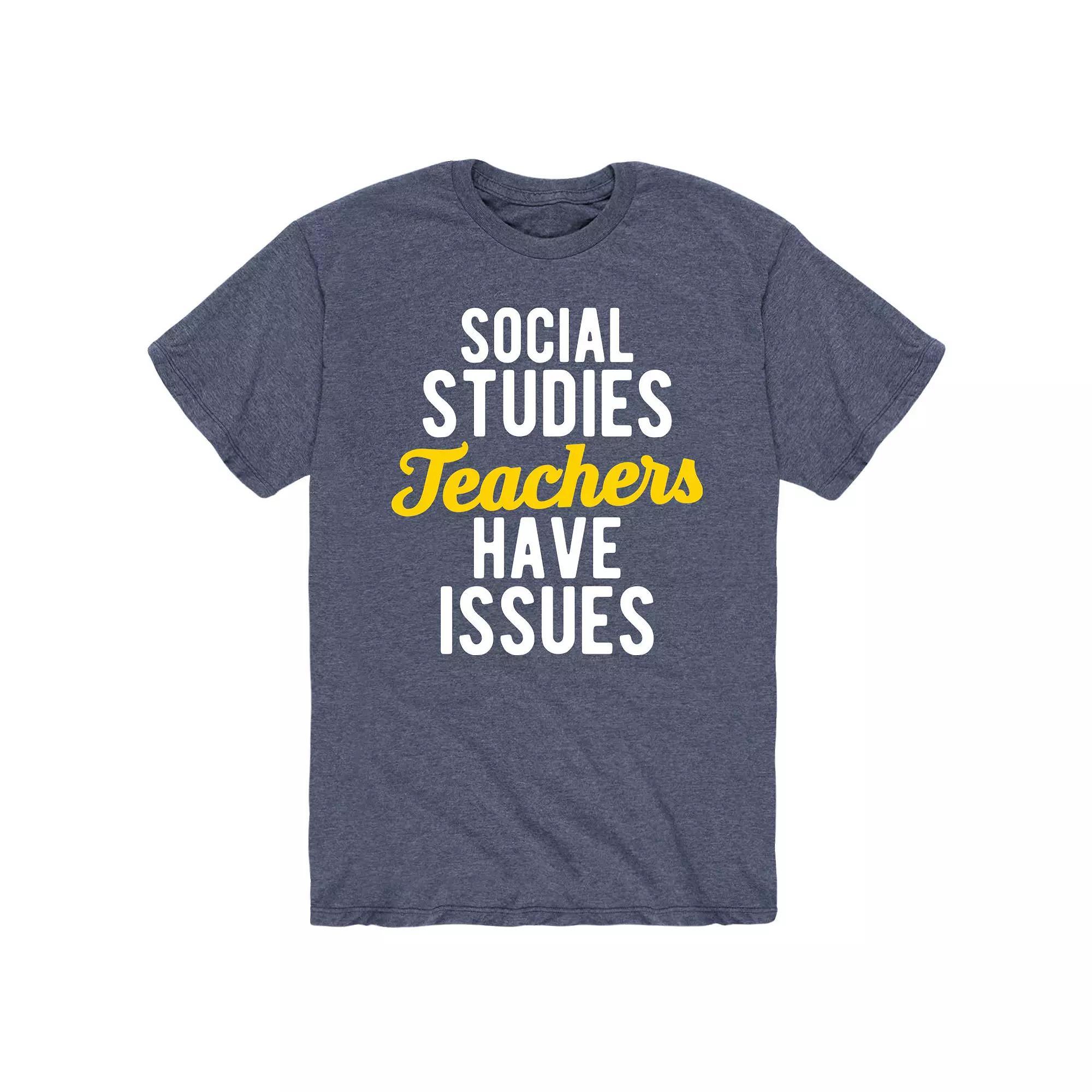 Mens Social Studies Teachers Issues Tee Product Image