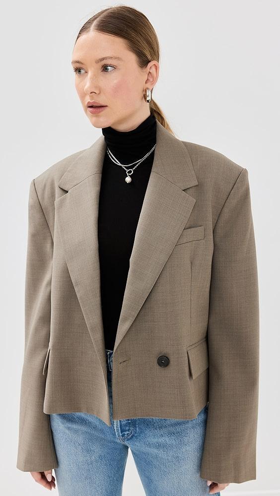 AGOLDE Callie Cropped Blazer | Shopbop Product Image