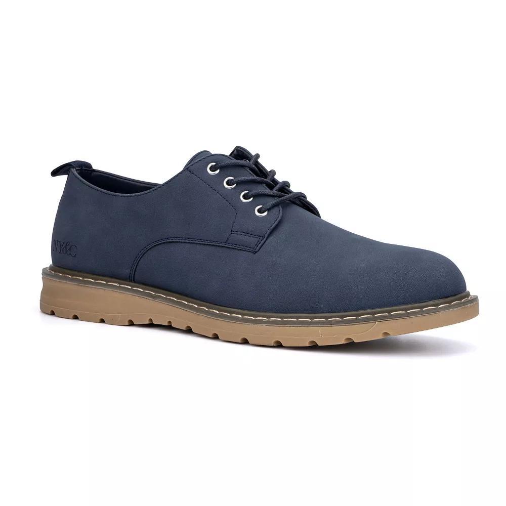 New York & Company Dorian Oxford Mens Dress Shoes Blue Product Image
