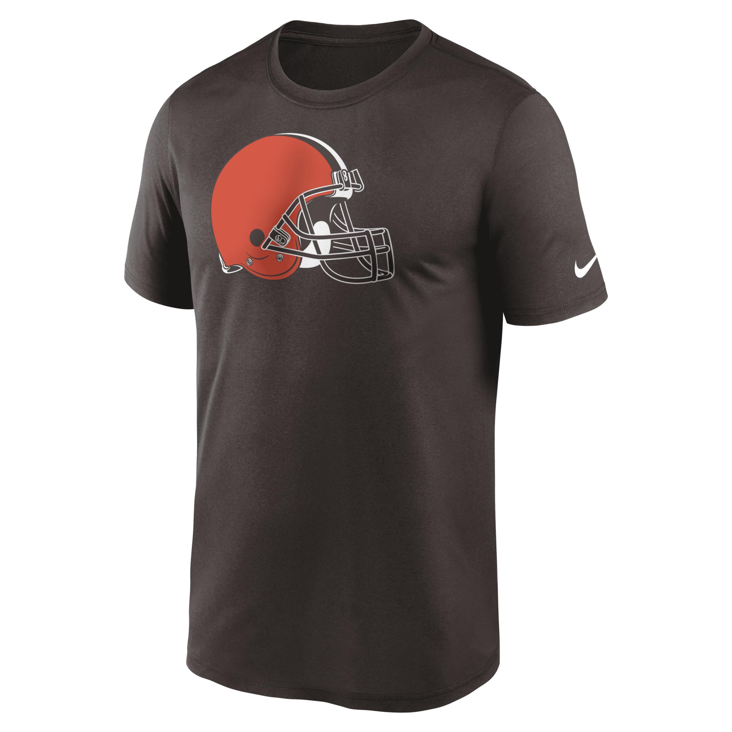 Men's Nike Brown Cleveland Browns Logo Essential Legend Performance T-Shirt, Size: Medium Product Image