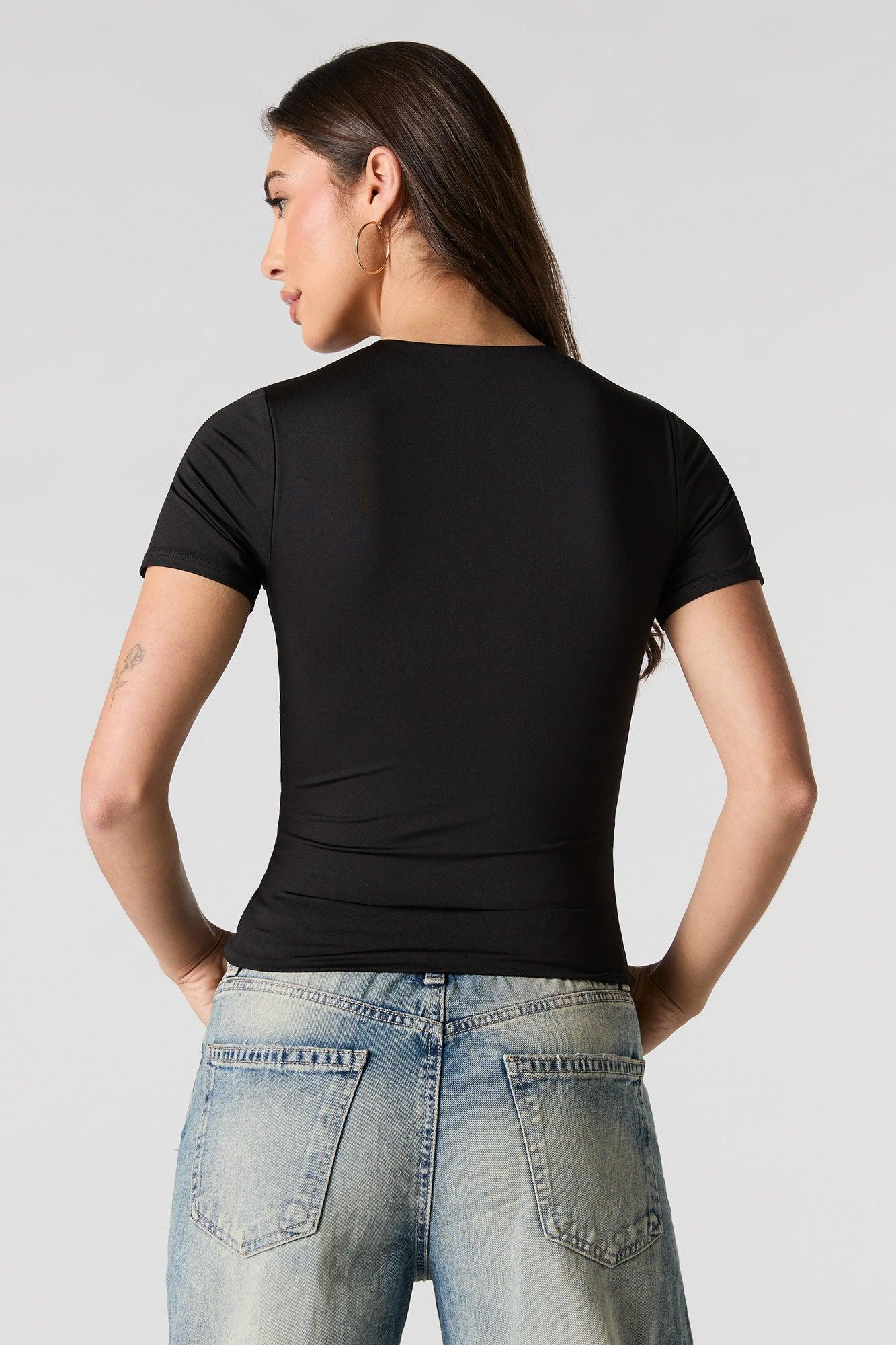 Contour Round Neck Short Sleeve Top Female Product Image