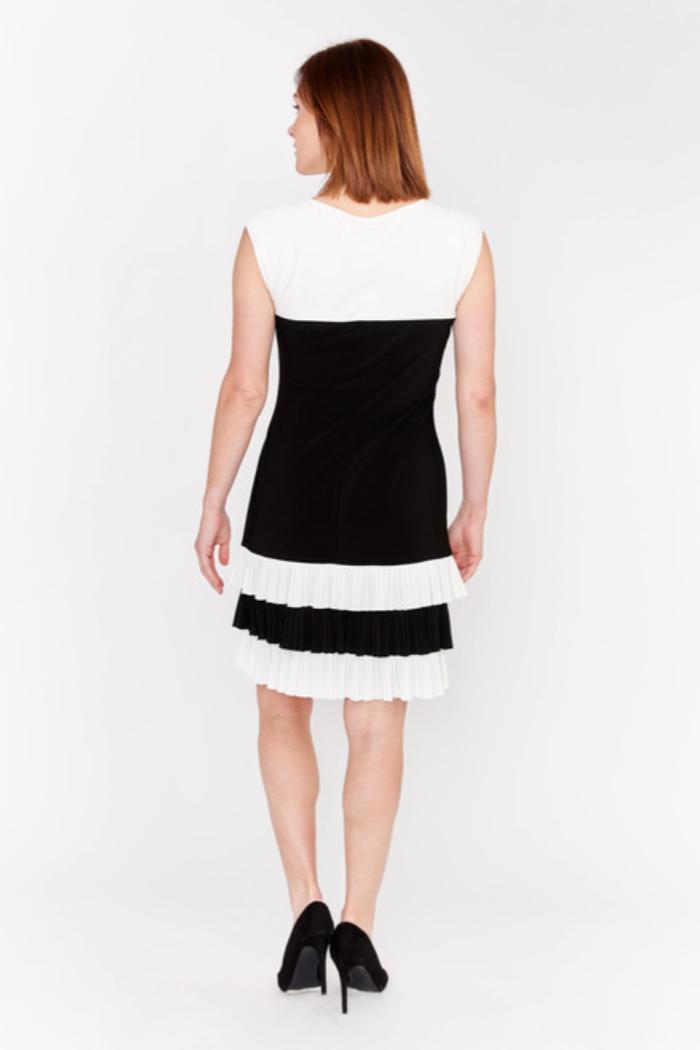 Black/Ivory Knit Dress Product Image