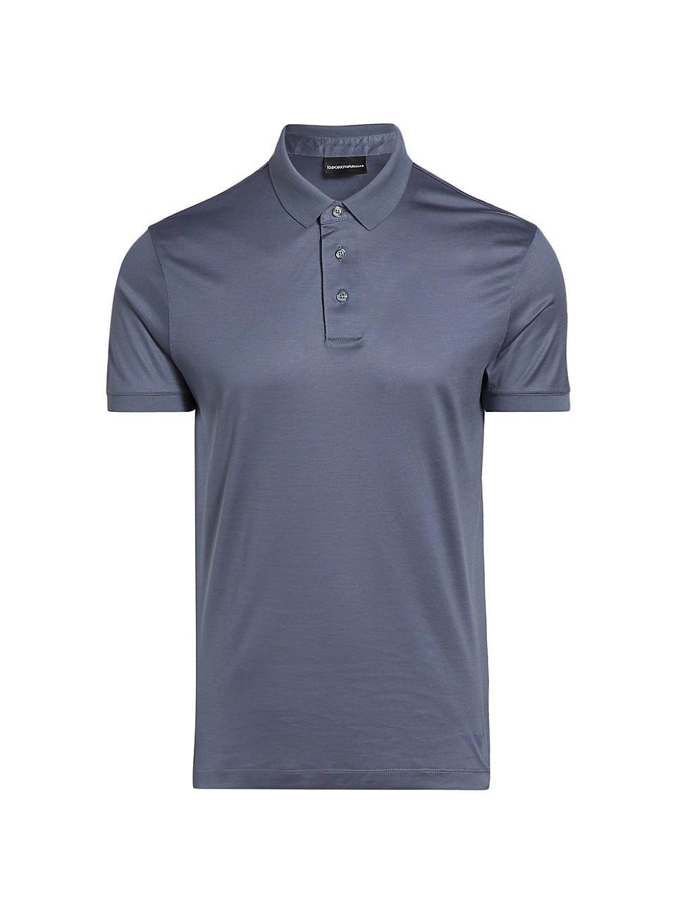Mens Solid Polo Shirt Product Image