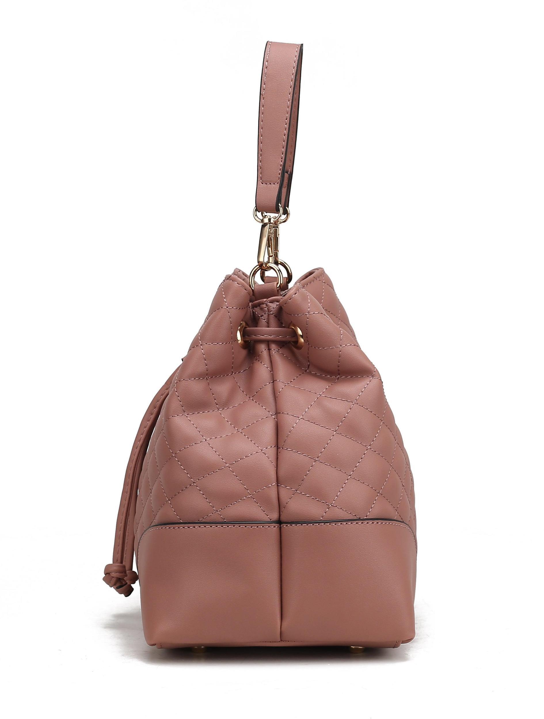 MKF Collection Women's Wendy 2 Pcs Bucket Bag With Wristlet Female Product Image