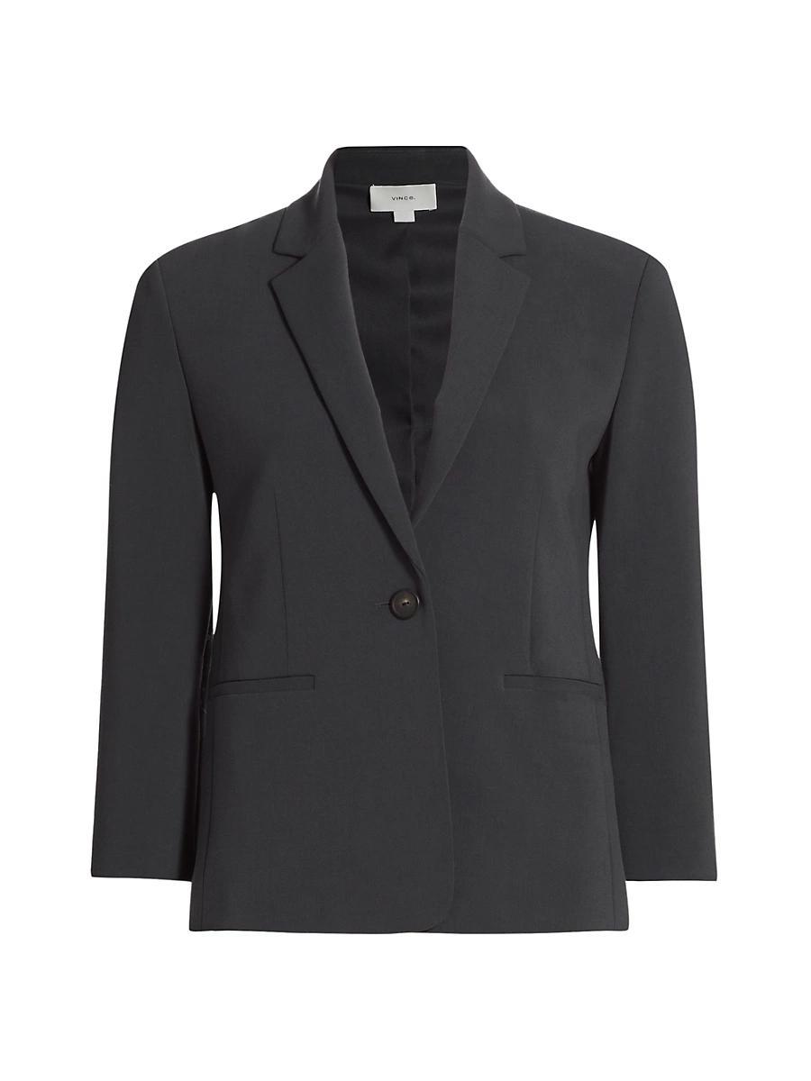 Shrunken Bracelet-Sleeve Blazer Product Image