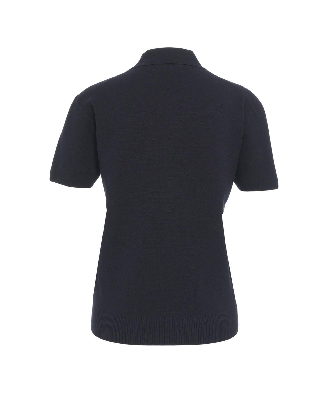 Knit T-Shirt with Zipper Product Image