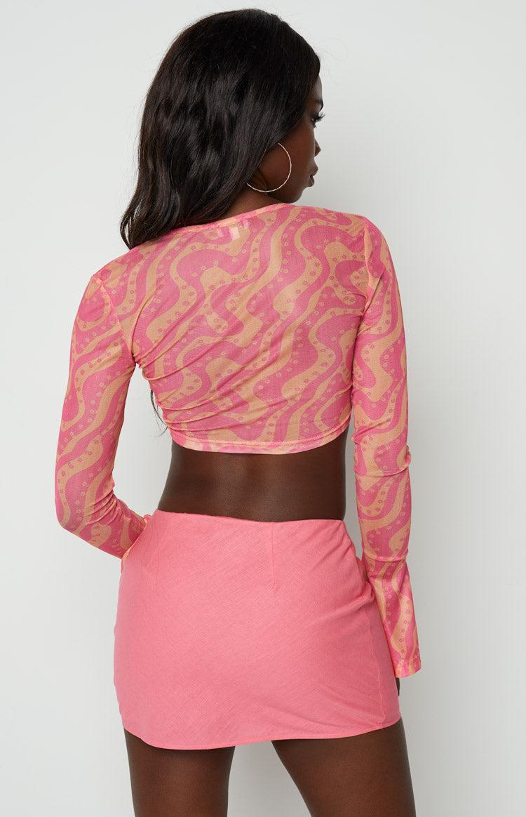 Sookie Pink Print Top Product Image