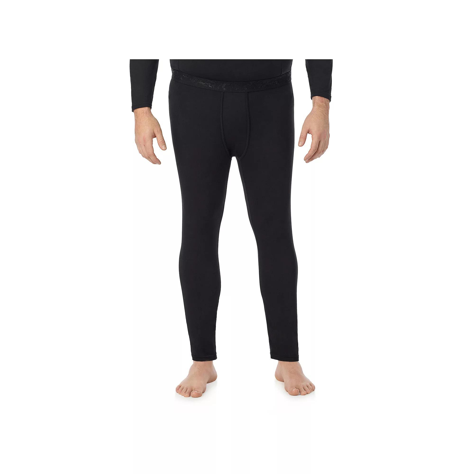 Big & Tall Cuddl Duds® Midweight ClimateSport Performance Base Layer Pants, Men's, Size: 3XLT, Black Product Image
