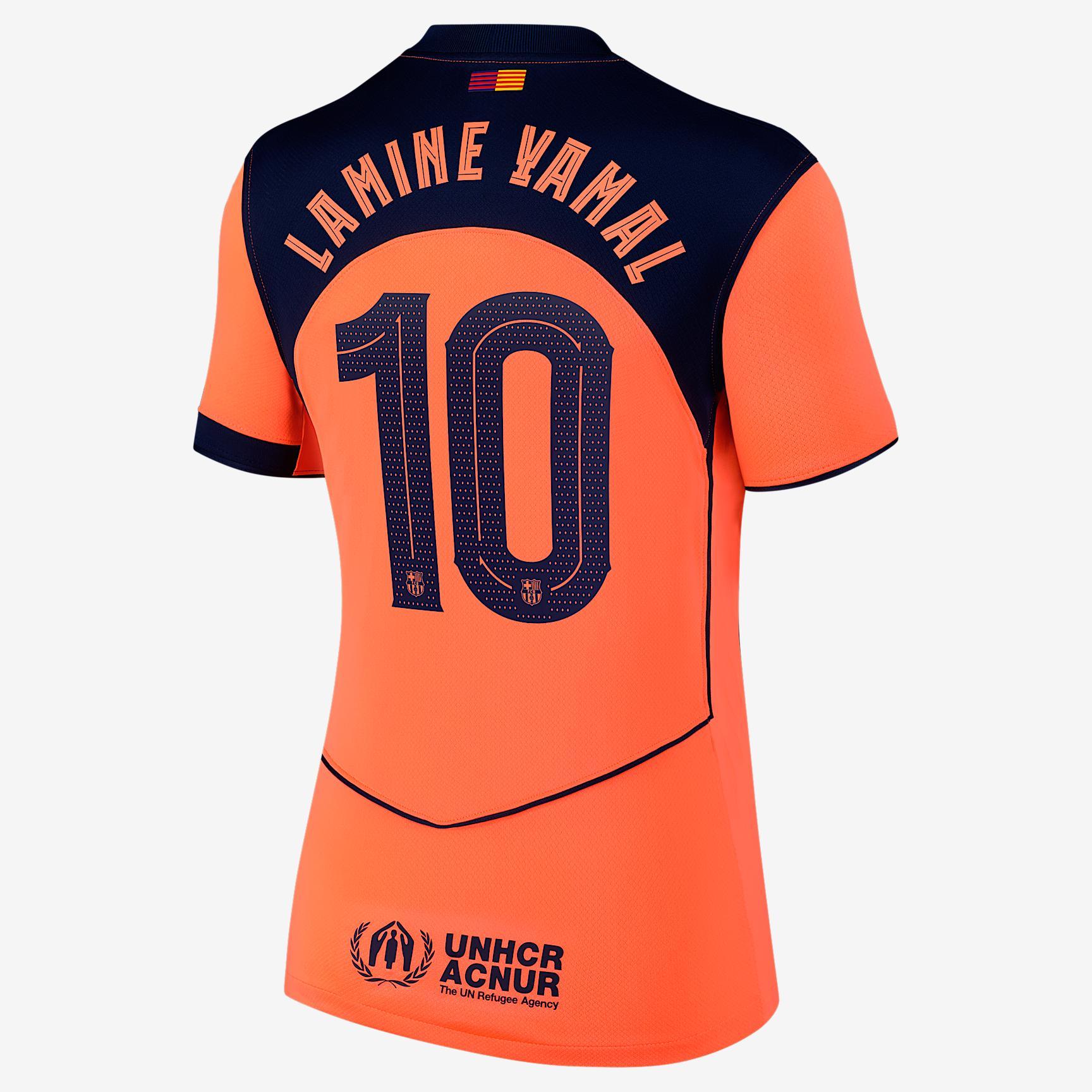 Lamine Yamal Barcelona 2025/26 Stadium Third Women's Nike Dri-FIT Soccer Jersey Product Image
