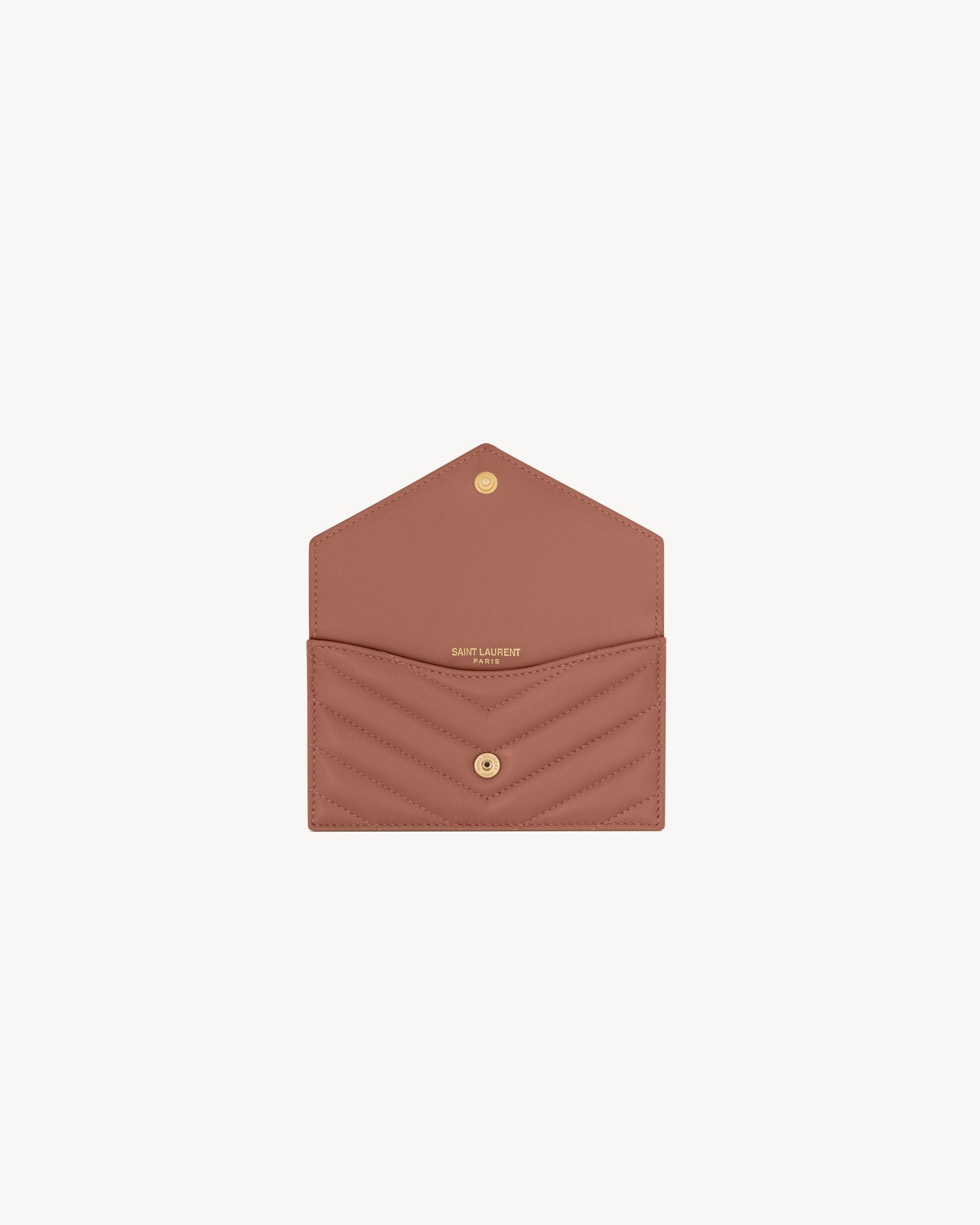 CASSANDRE FRAGMENTS flap card case in lambskin Product Image