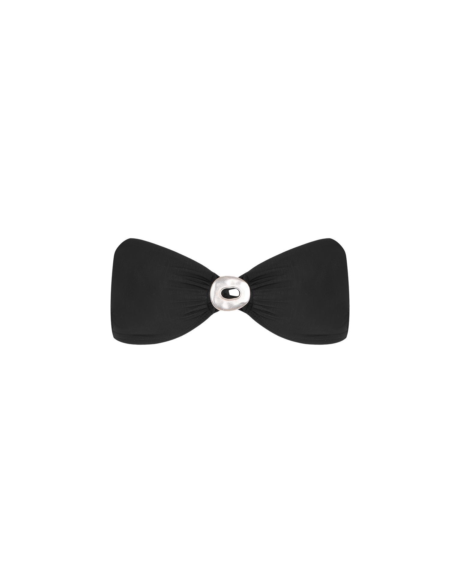 Matte Sama Bandeau Top - Black Product Image