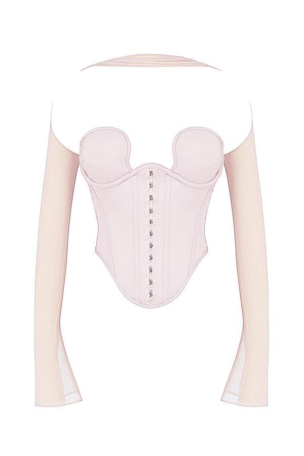 Mina  crystal structured corset Product Image