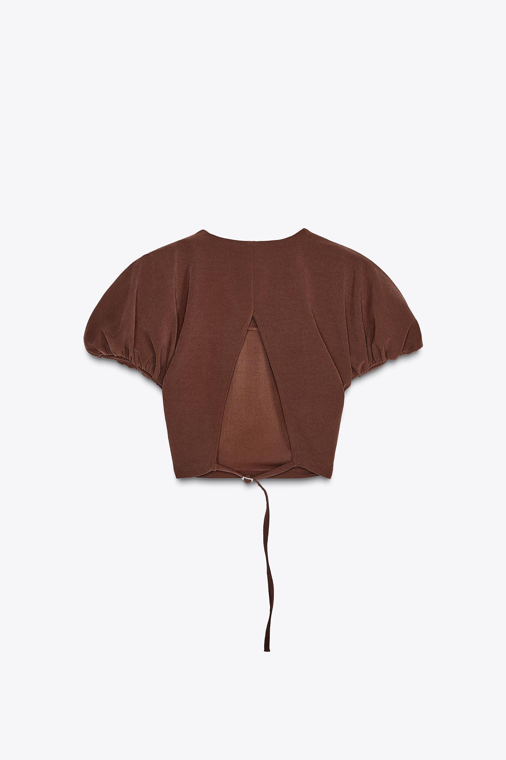 BALLOON CROP TOP Product Image