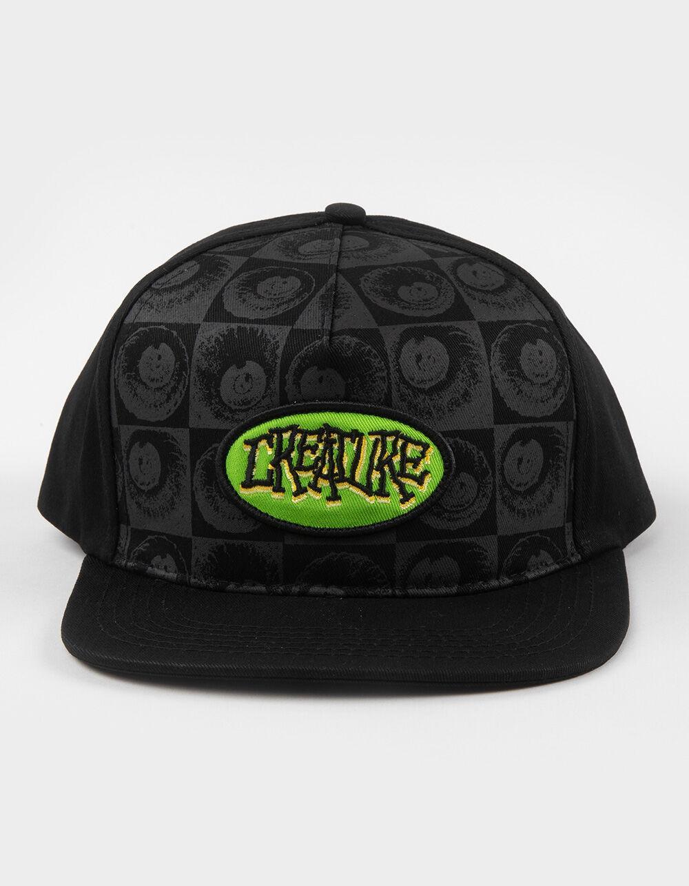 CREATURE Crash Burn Snapback Hat - BLACK Product Image