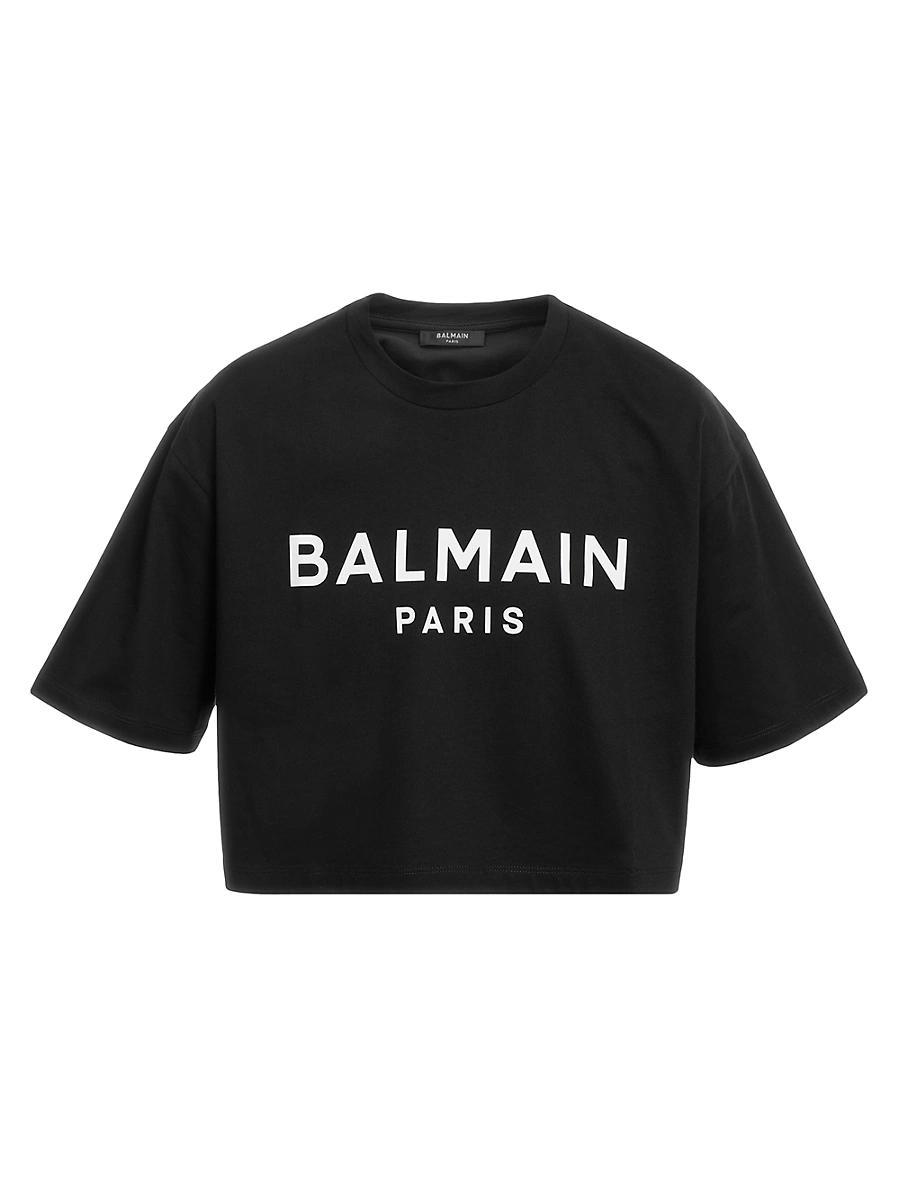 Womens Logo Crop T-Shirt Product Image