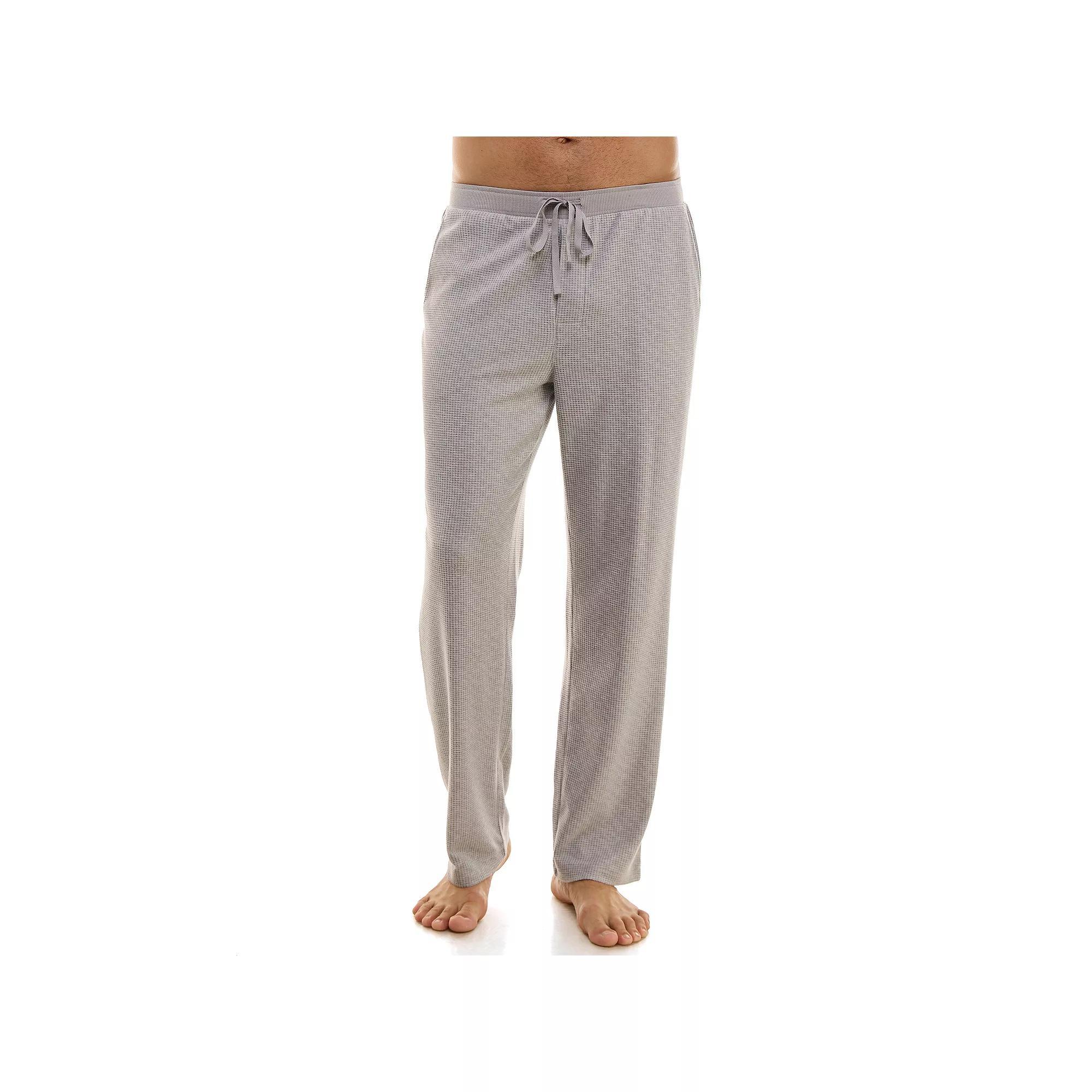 Men's Sonoma Goods For Life® Supersoft Brushed Waffle Weave Pajama Pants, Size: Large, Dark Blue Product Image