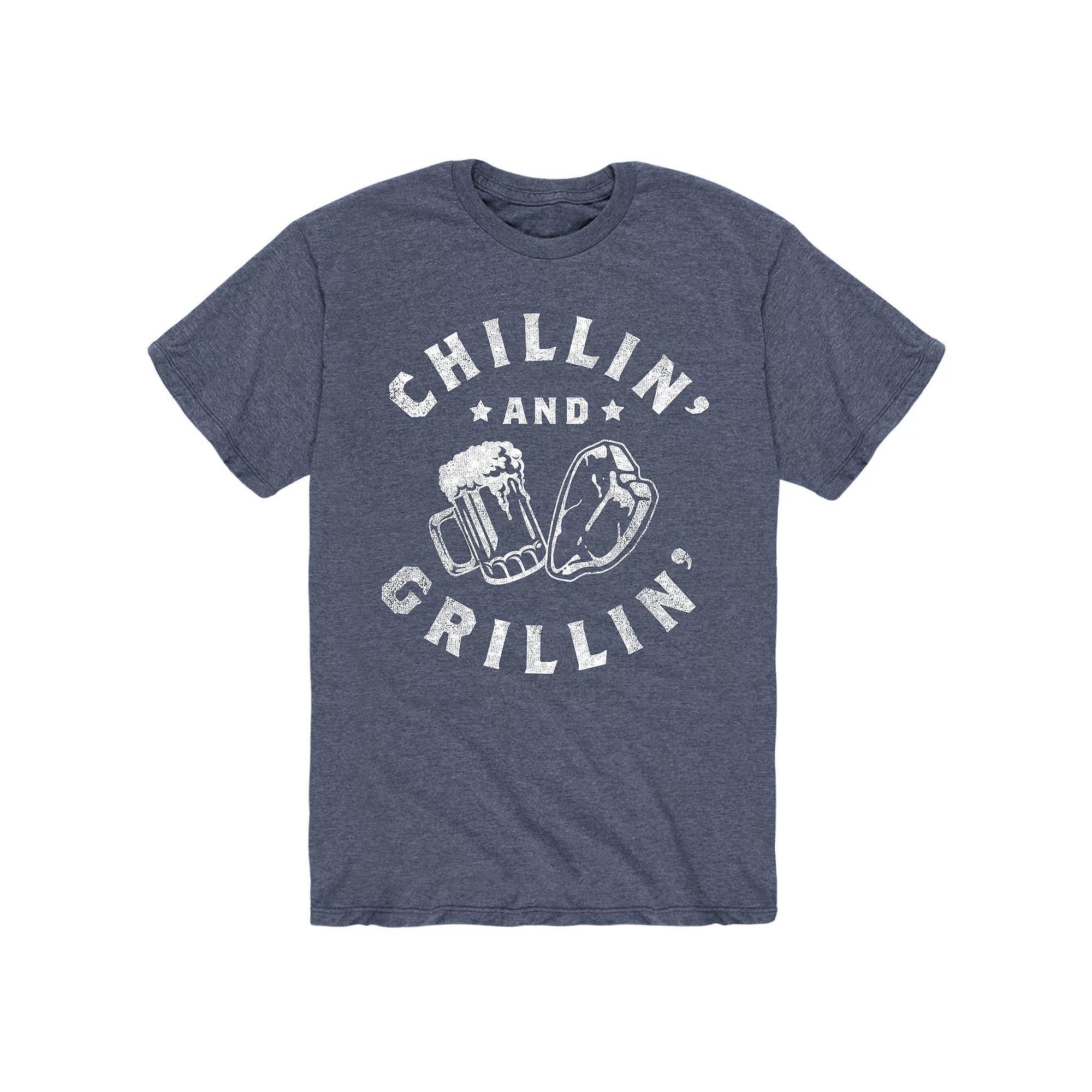 Mens Chillin And Grillin tee Product Image