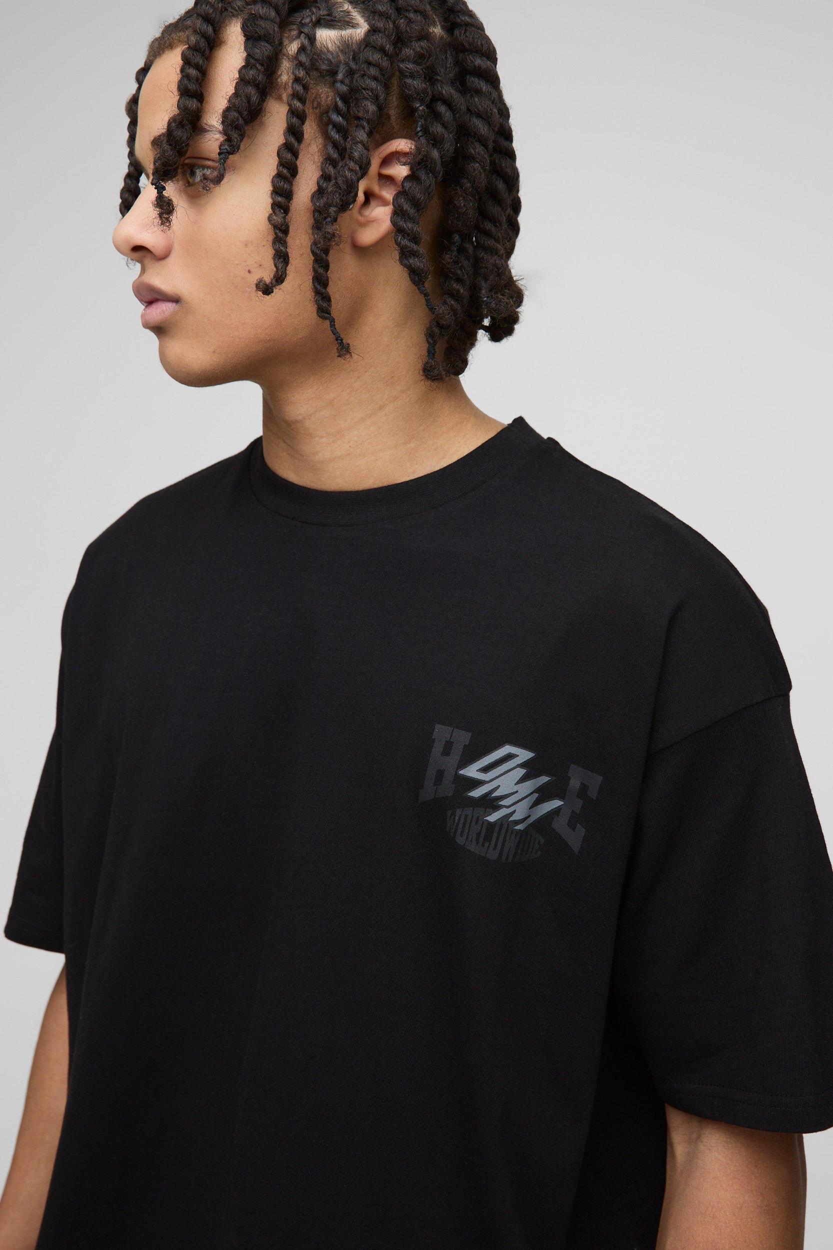 Oversized Homme Basketball Short Set | boohooMAN USA Product Image