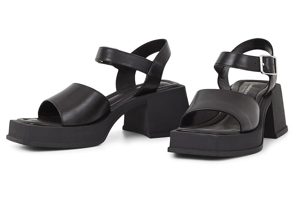 Vagabond Womens Hennie Square Toe Block Heel Platform Sandals Product Image