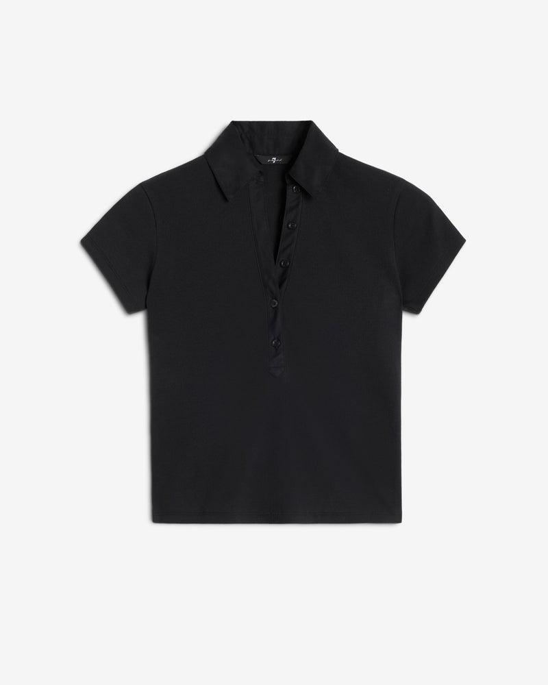 Ribbed Henley Polo Product Image