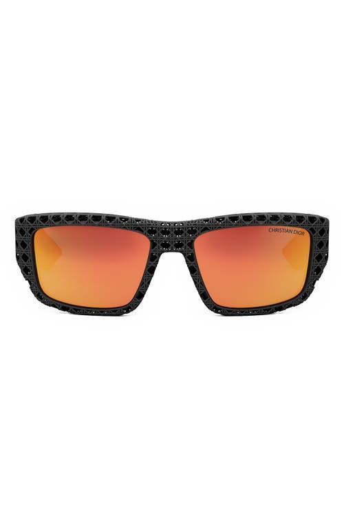 Mens Dior3D S1I 57MM Square Sunglasses Product Image