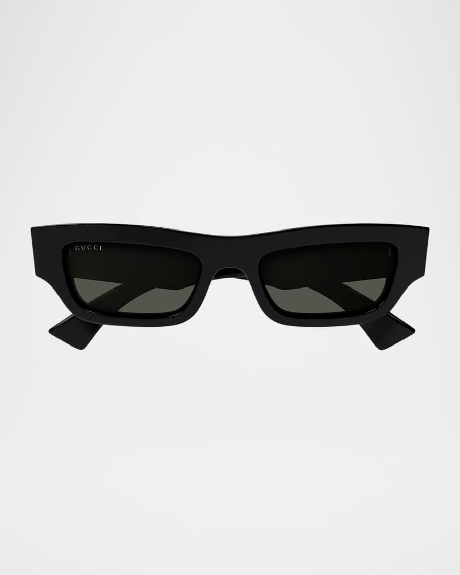 Mens GG1839SM Acetate Rectangle Sunglasses Product Image