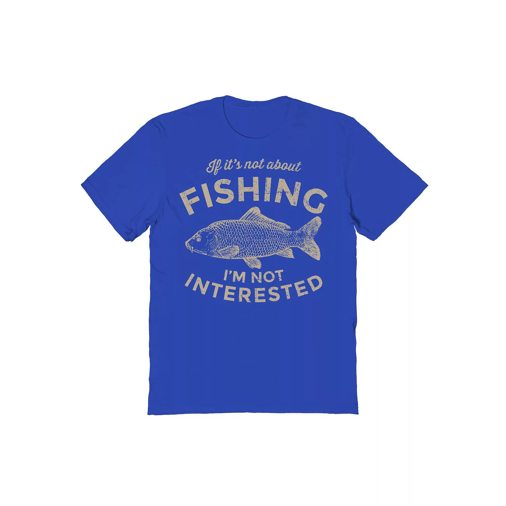 Men's Duke & Sons Not Fishing Graphic Tee, Women's, Size: XL, Royal Product Image