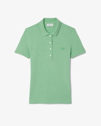Women's L.12.D Slim Fit Stretch Mini Piqué Polo Product Image