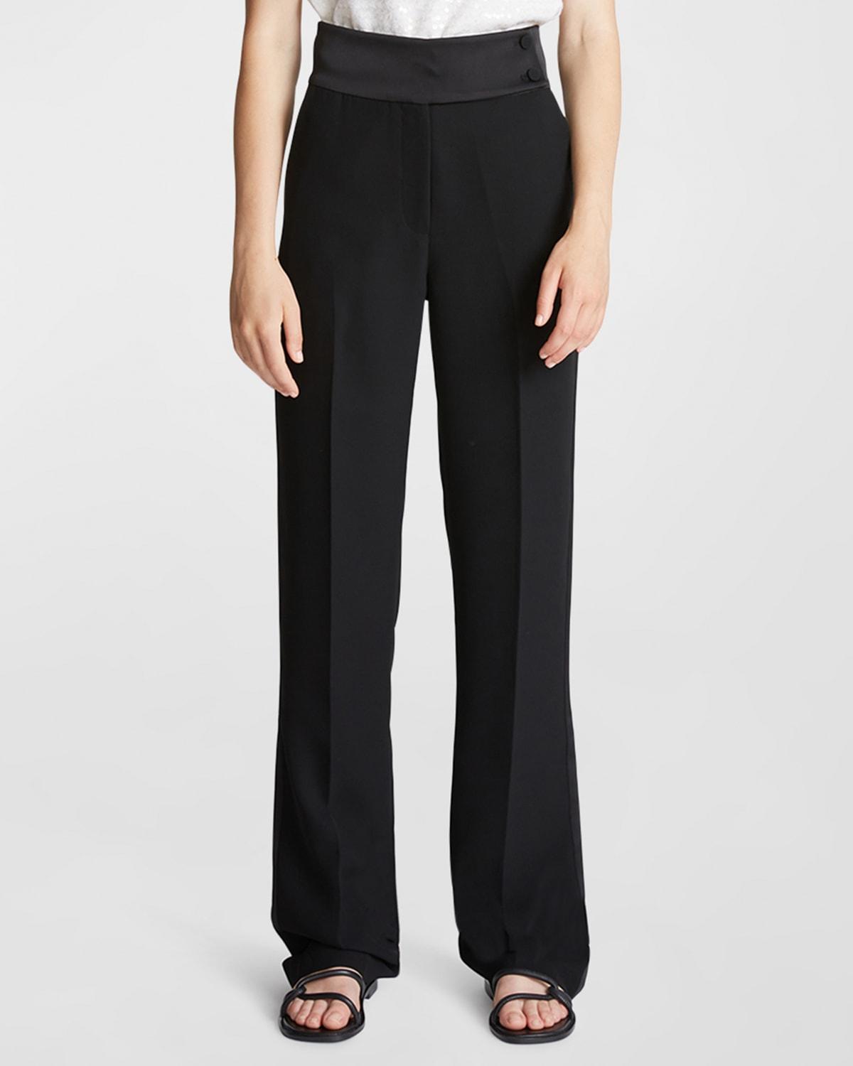 Womens Karter Crepe & Satin Pants Product Image