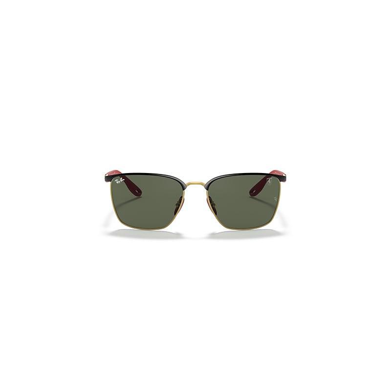 Ray-Ban Rb3673m Scuderia Ferrari Collection Sunglasses Frame Green Lenses Product Image