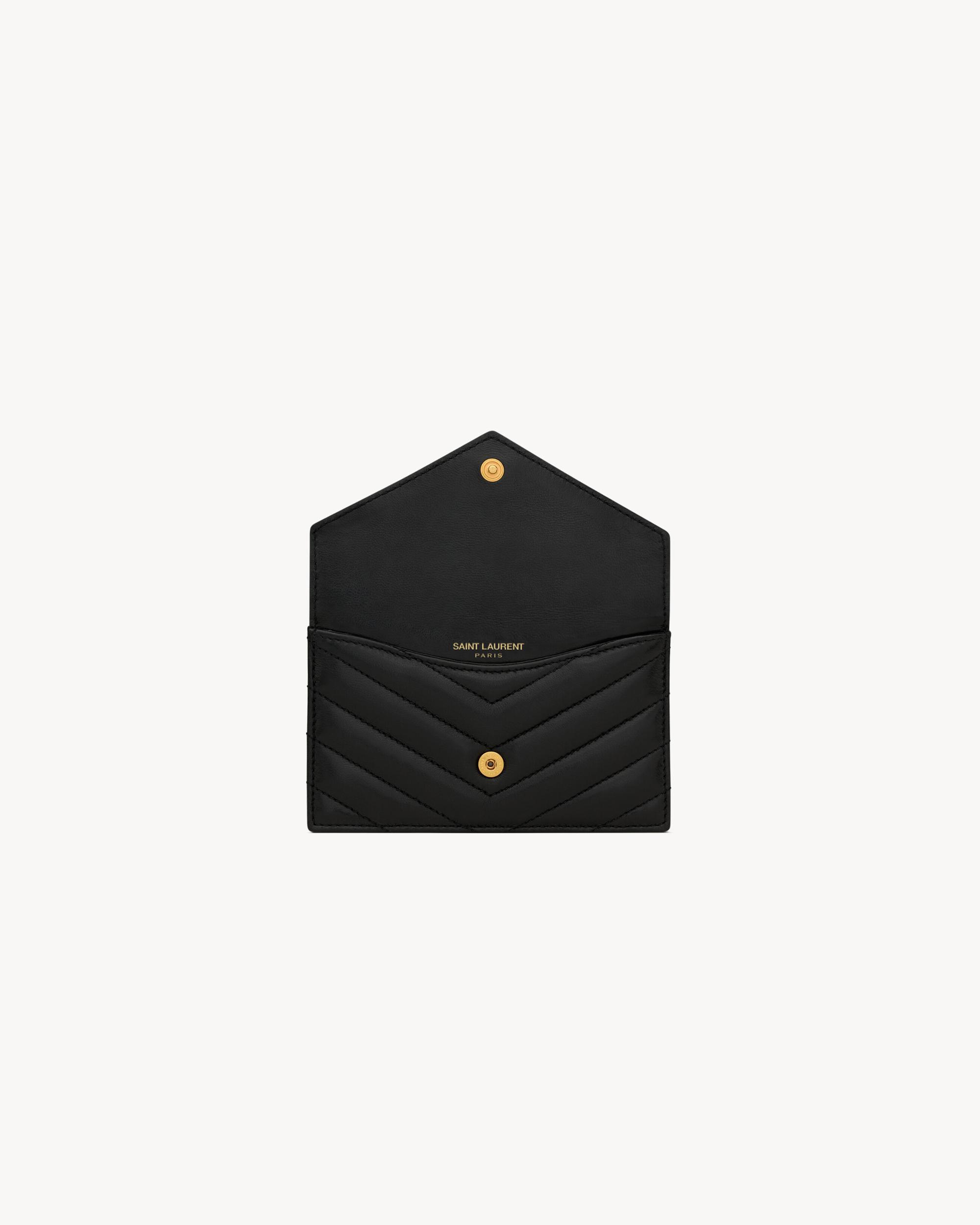 CASSANDRE MATELASSÉ FRAGMENTS FLAP CARD CASE IN LAMBSKIN Product Image