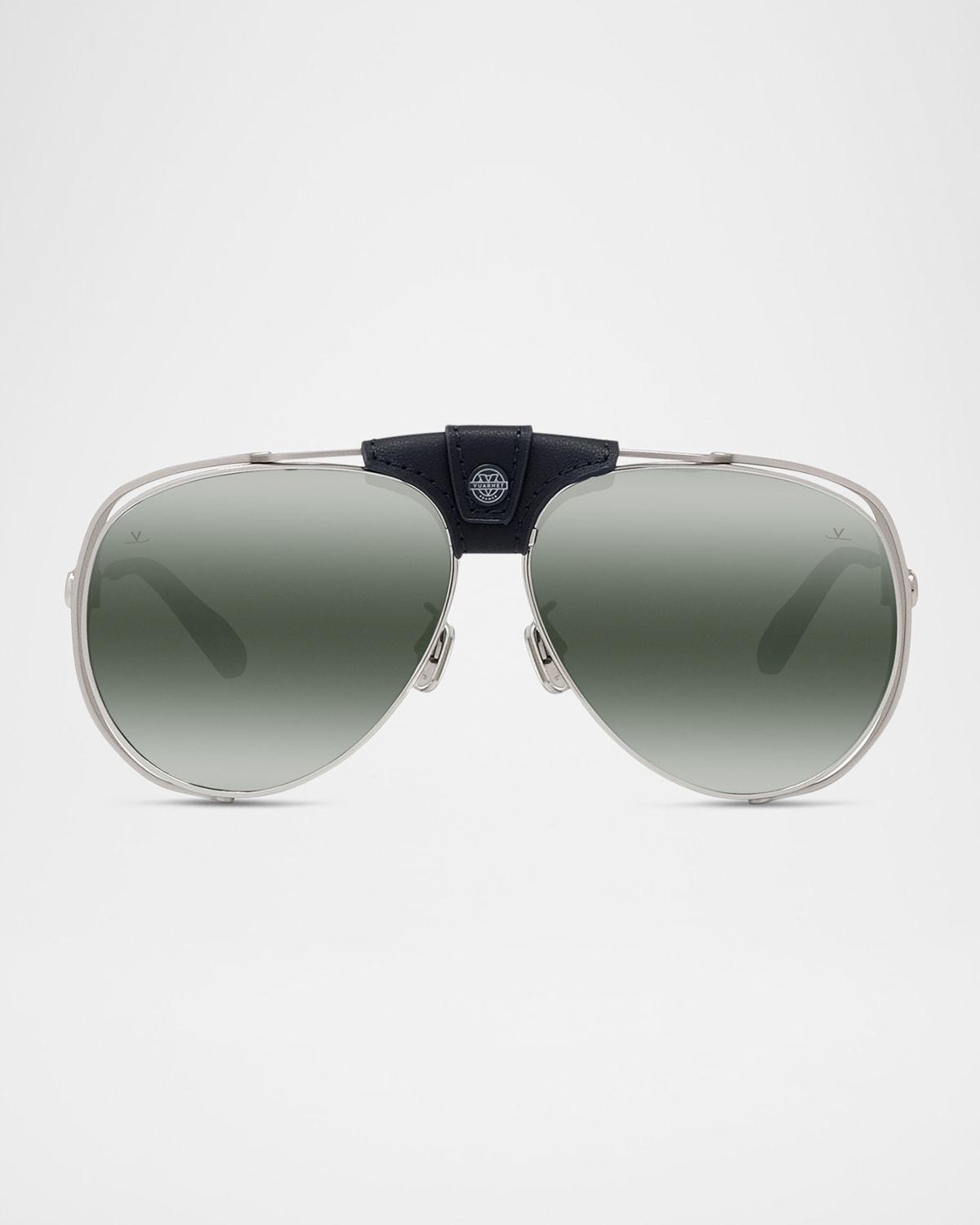 Mens Arctic 01 Titanium Aviator Sunglasses Product Image