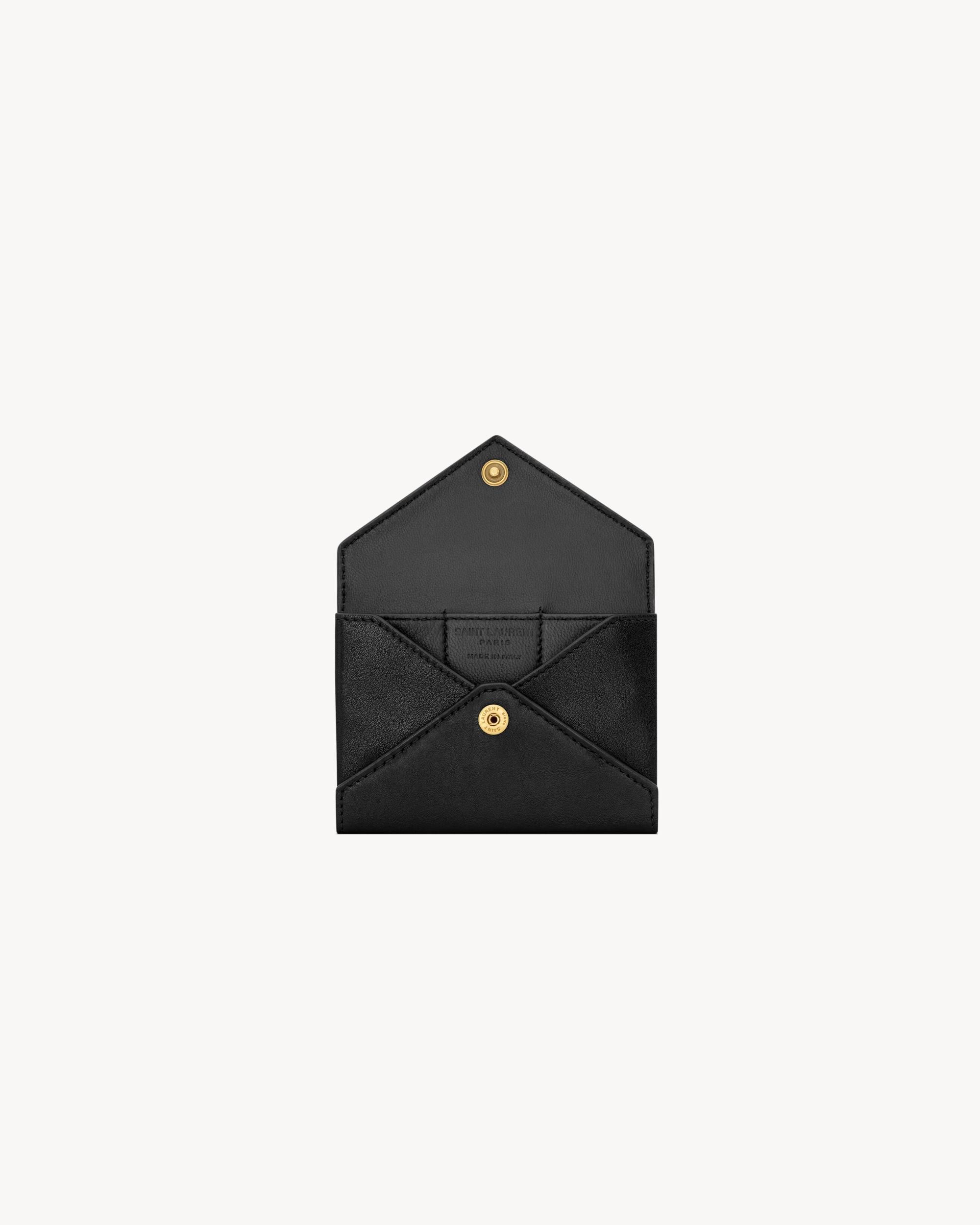 TINY CASSANDRE card case in grained leather Product Image