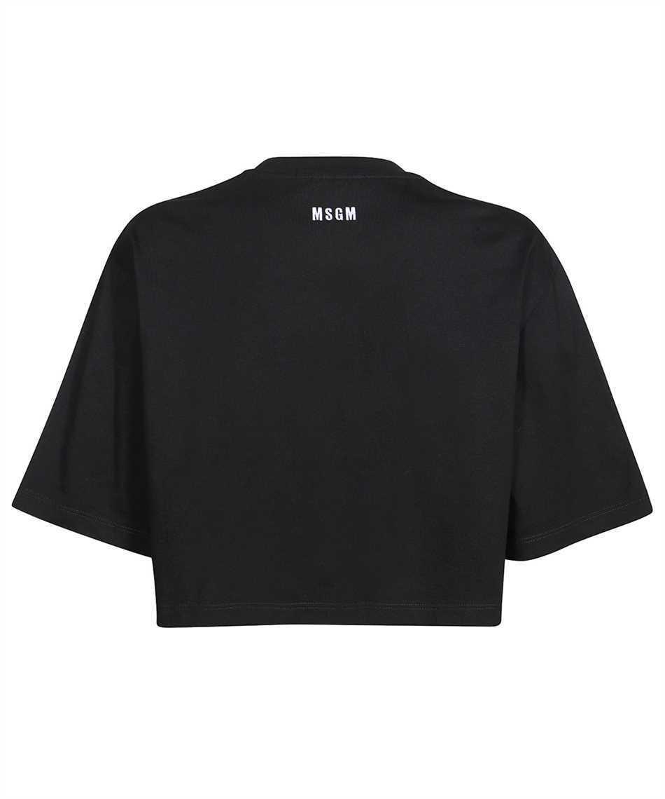 MSGM Round-necked T-shirt In Black Product Image