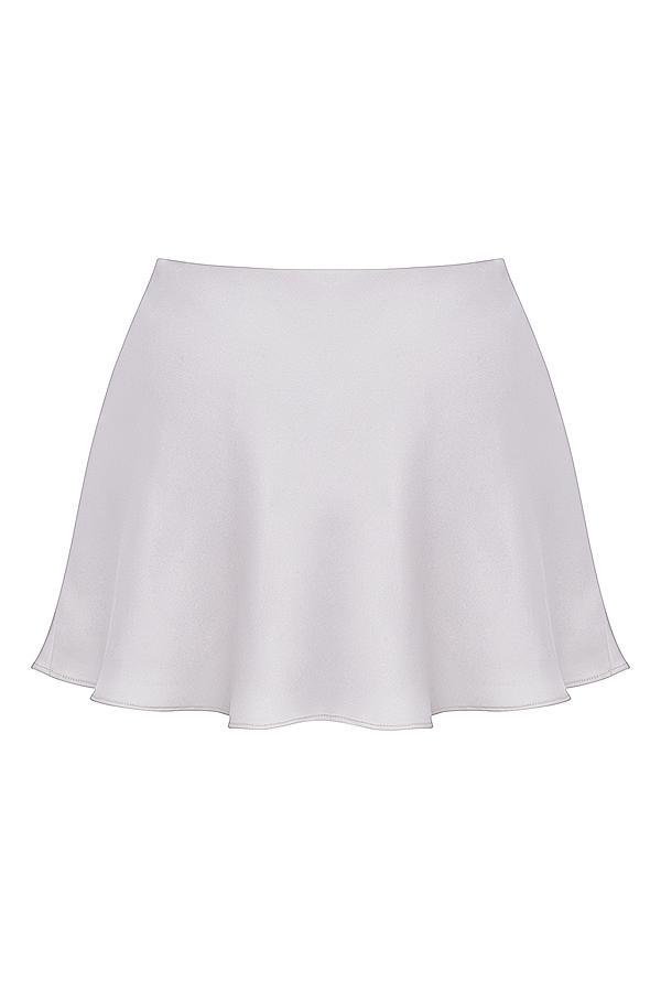 Malala  off white mini skirt Product Image