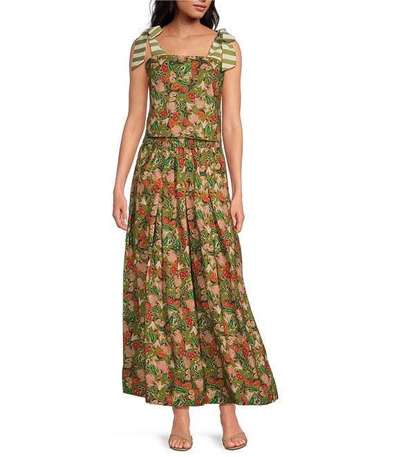 Buru Floral Print Maxi Coordinating Skirt Product Image