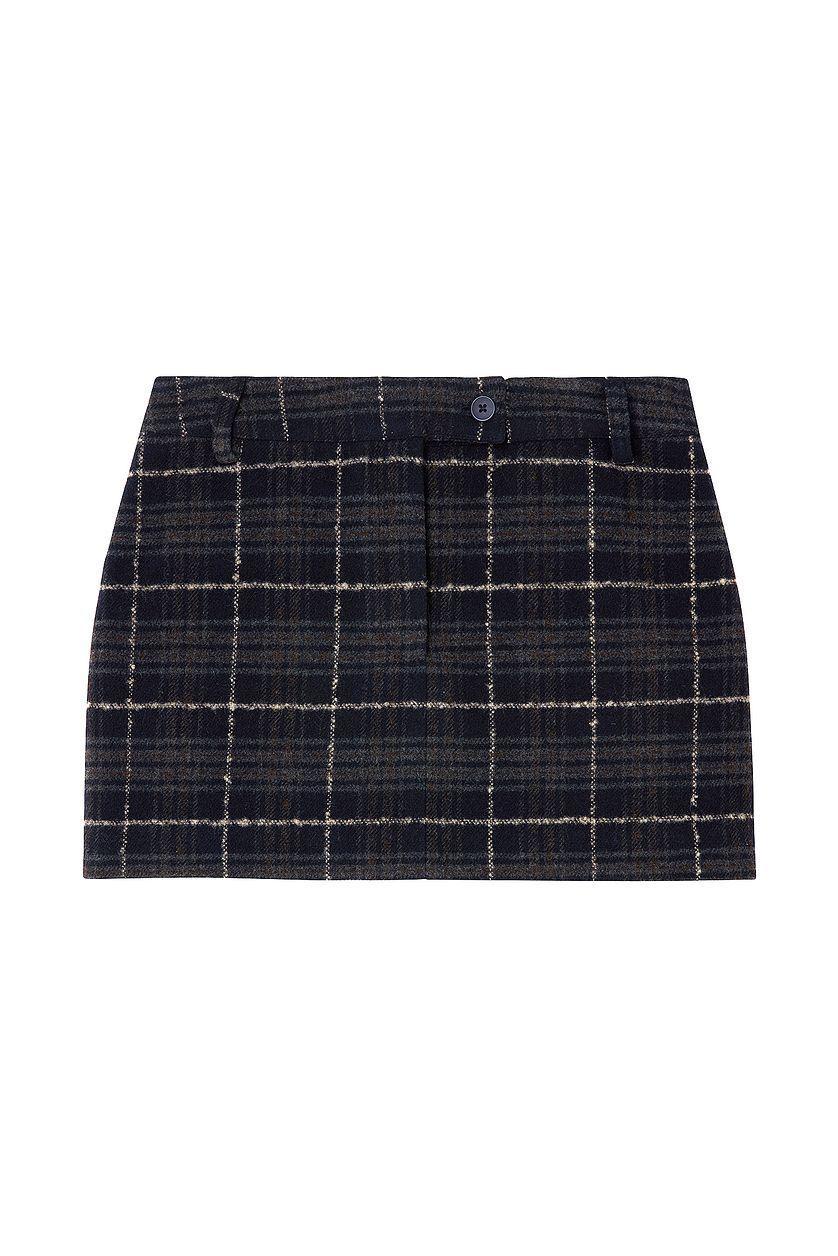 Checked Mini Skirt Product Image