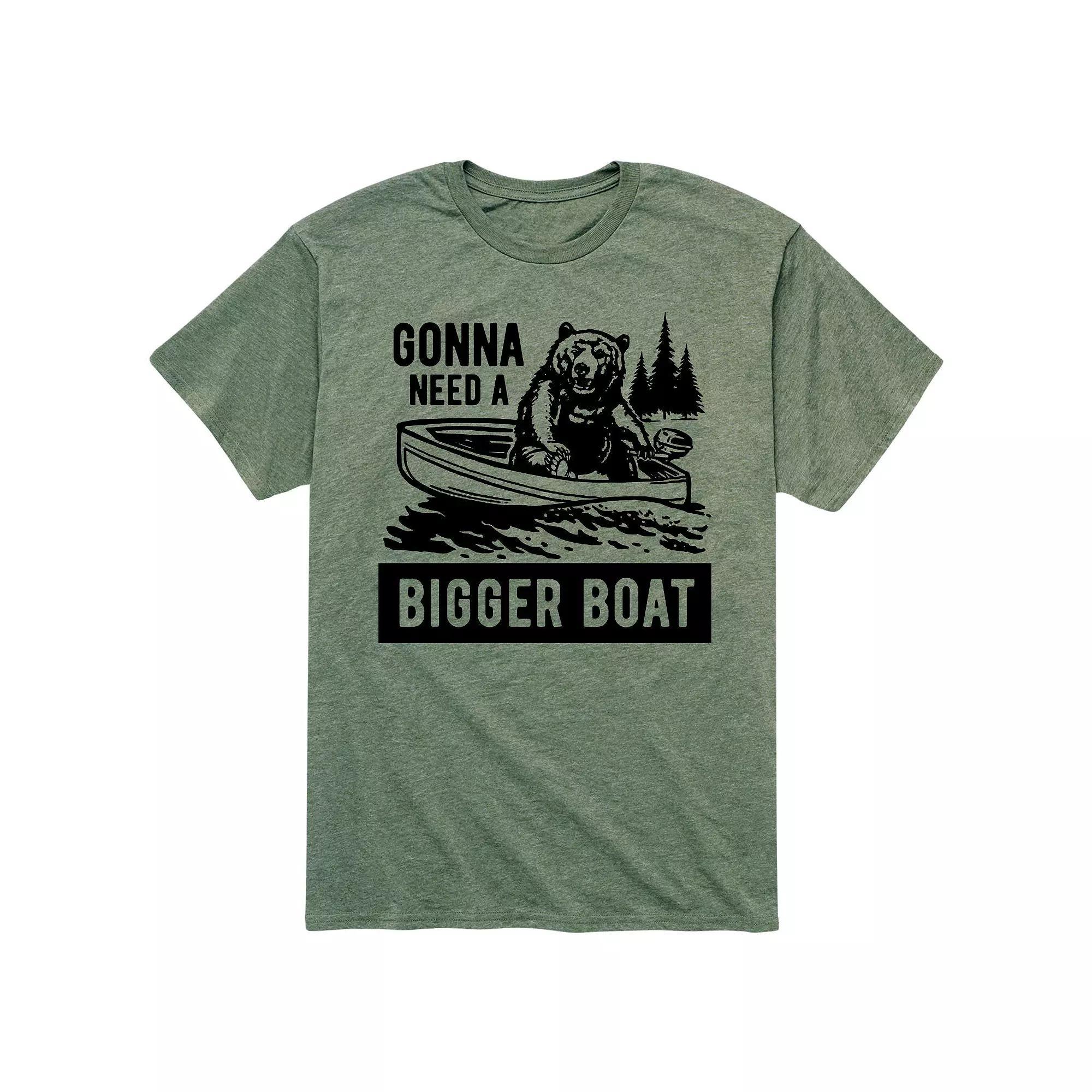 Mens Gonna Need A Bigger Boat Bear Tee Product Image