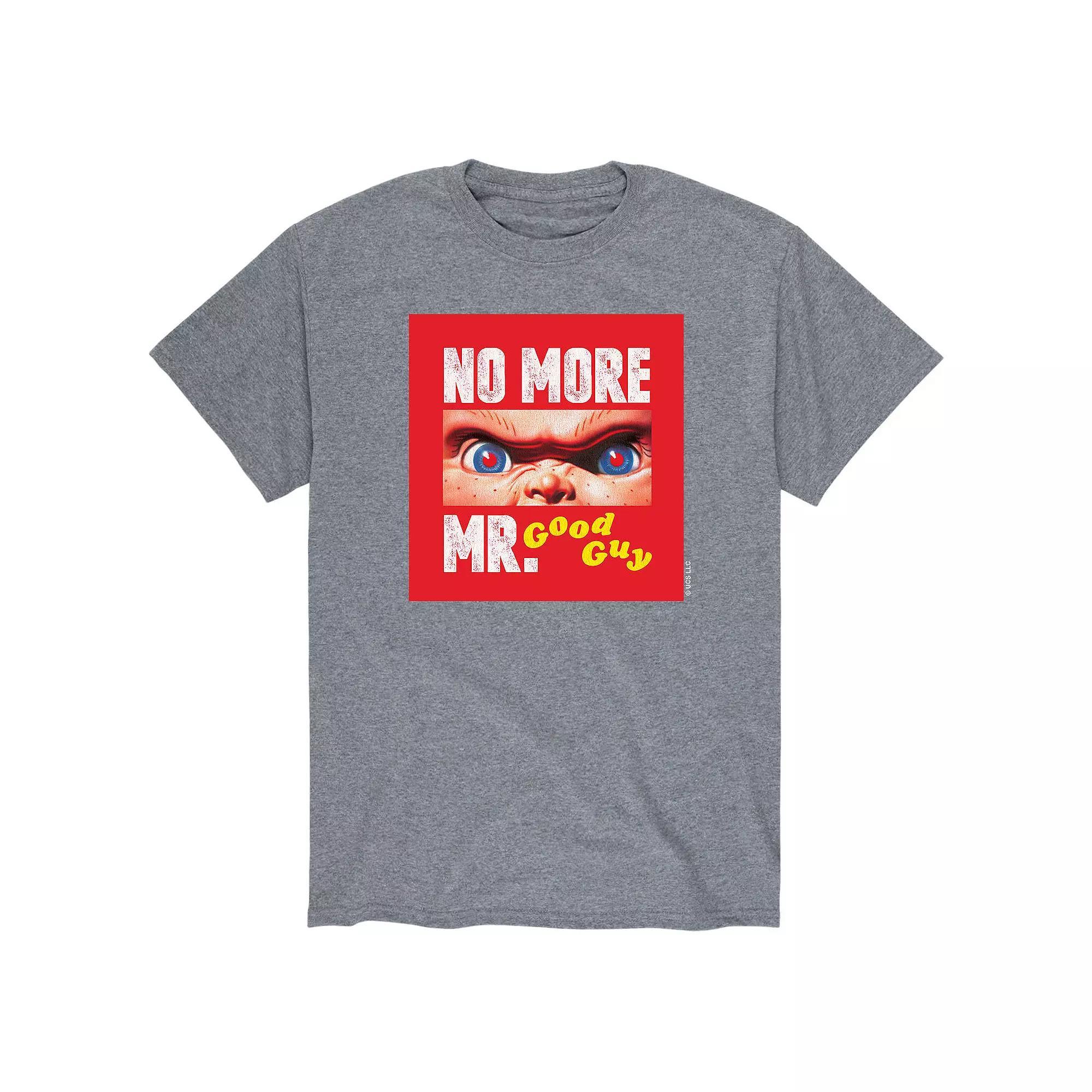 Big & Tall Chucky No More Mr Good Guy Graphic Tee, Mens Product Image