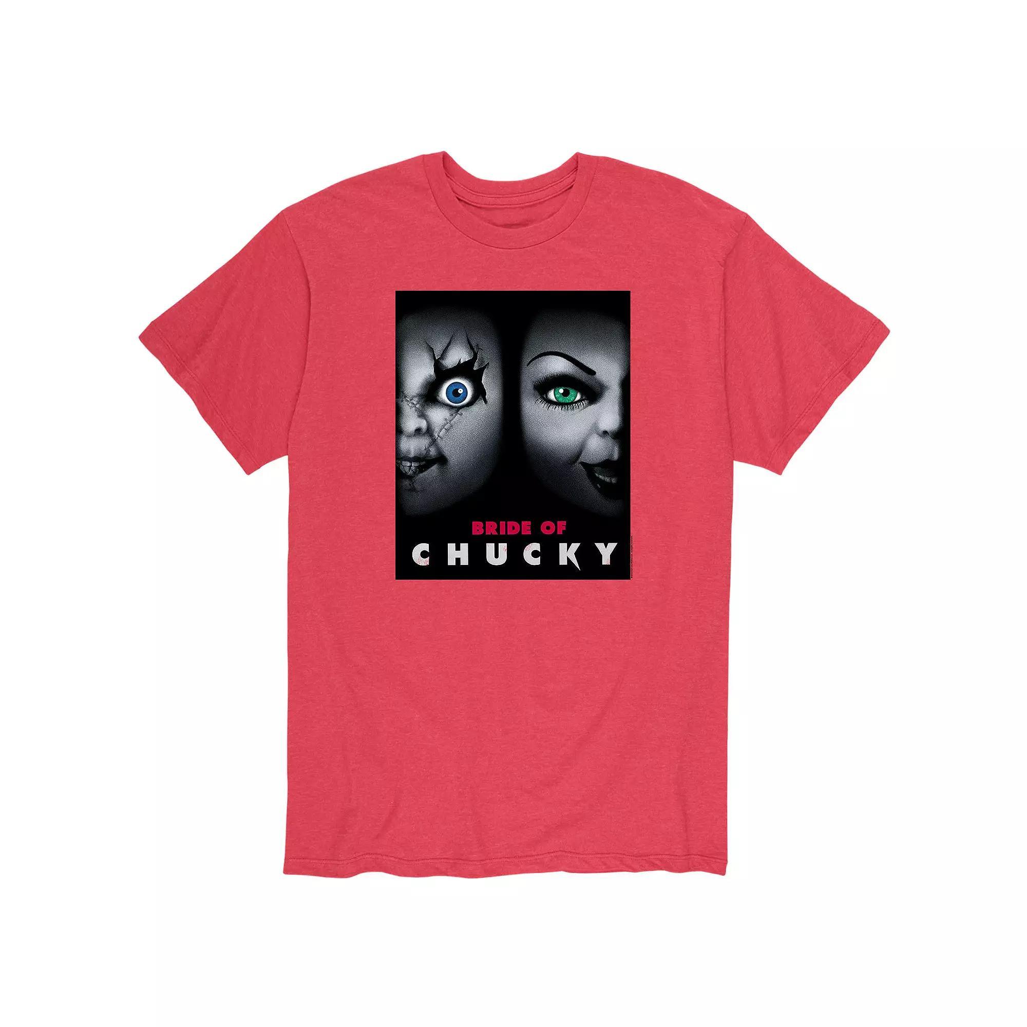 Big & Tall Chucky Bride Of Chucky Graphic Tee, Mens Product Image