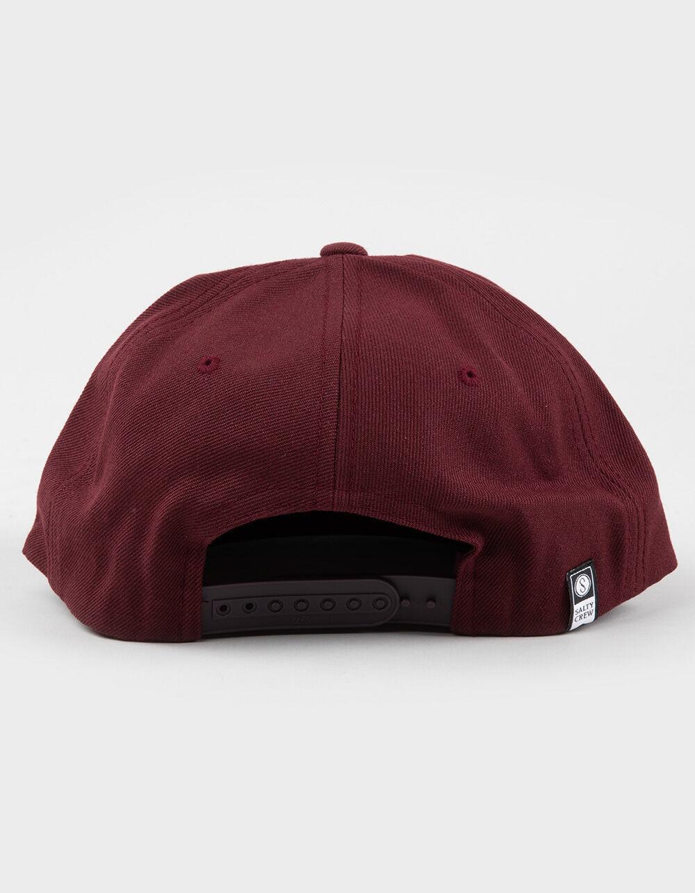 SALTY CREW Tailgate 6 Panel Snapback Hat - BURGUNDY Product Image