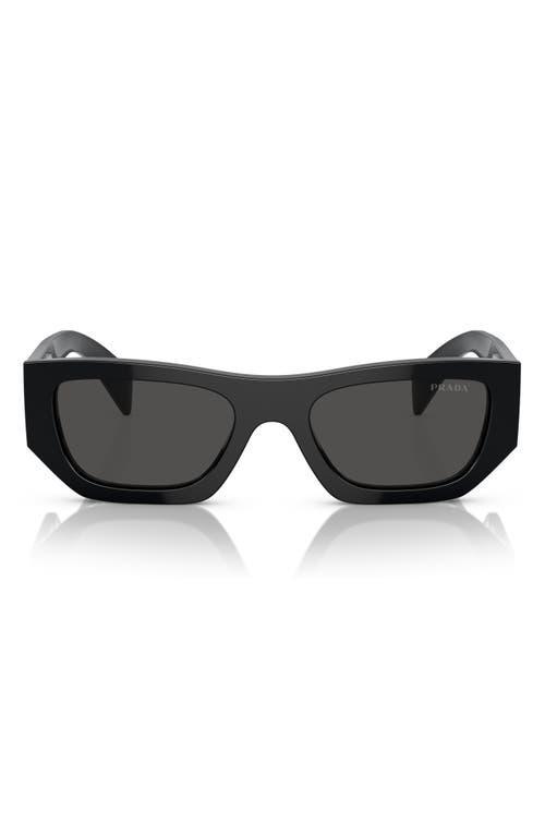 Womens 50MM Rectangular Sunglasses Product Image