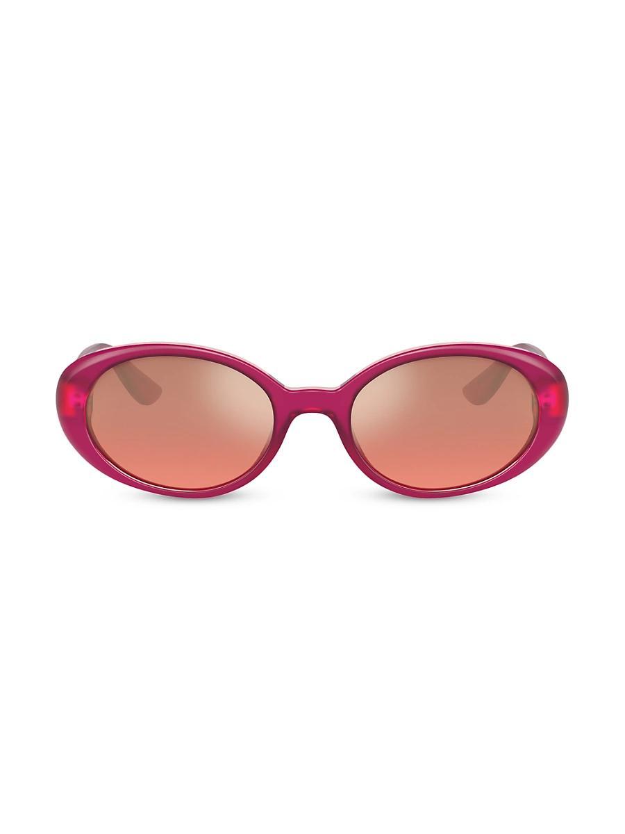 Womens 52MM Oval Sunglasses Product Image