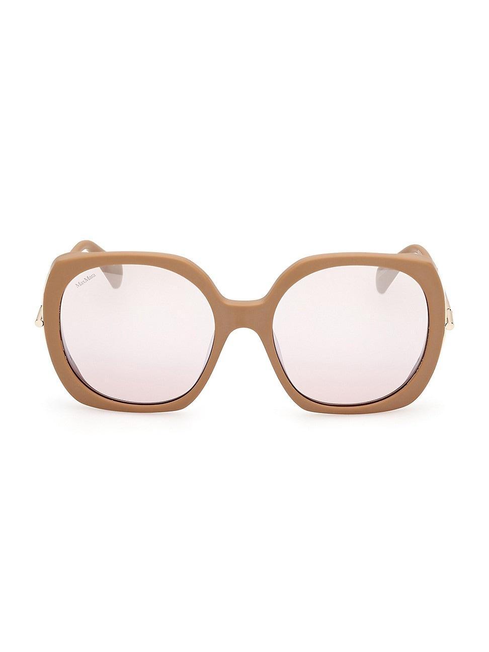 Max Mara Black Butterfly Acetate Sunglasses, 58mm Product Image