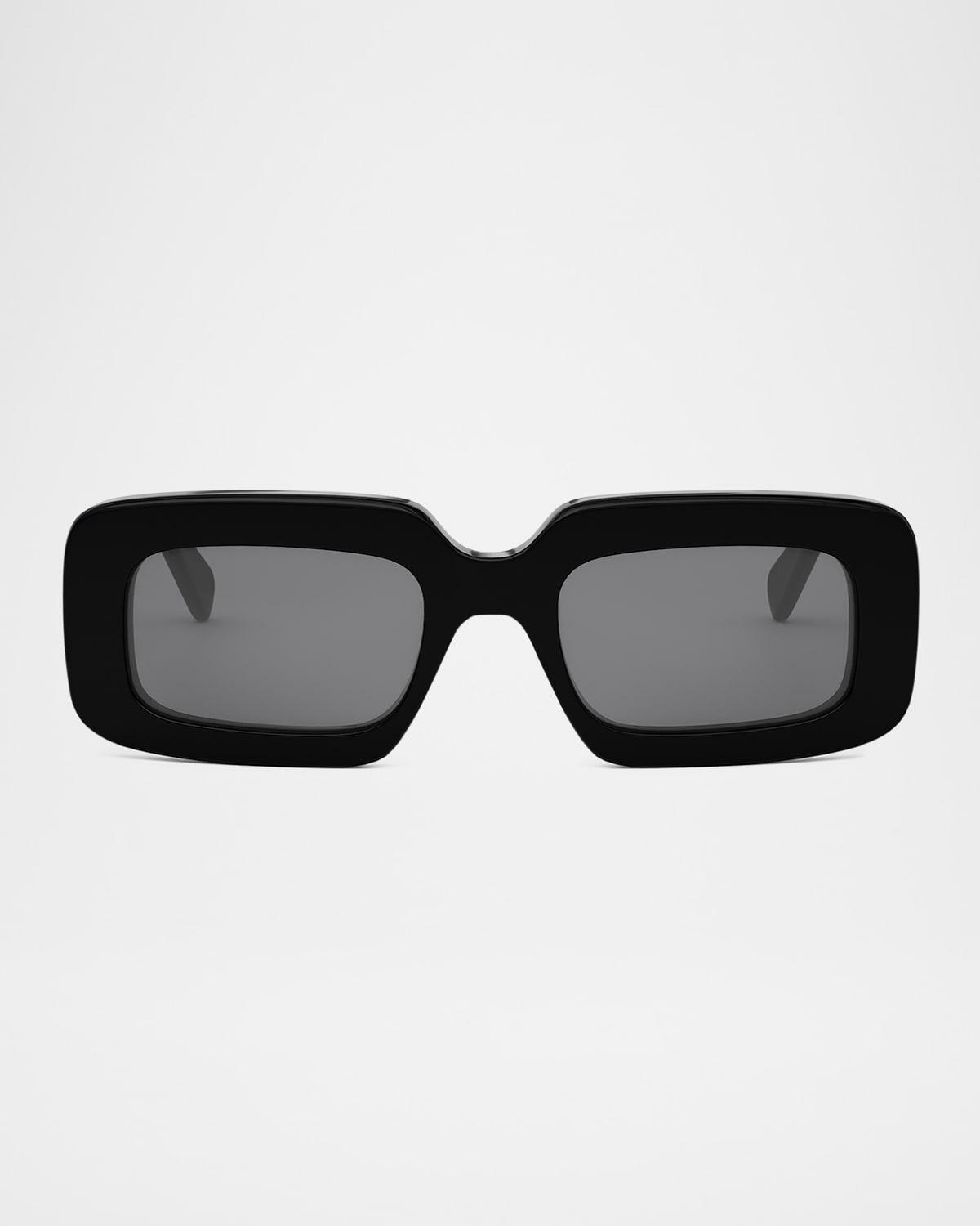 Mens Triomphe Acetate Rectangle Sunglasses Product Image