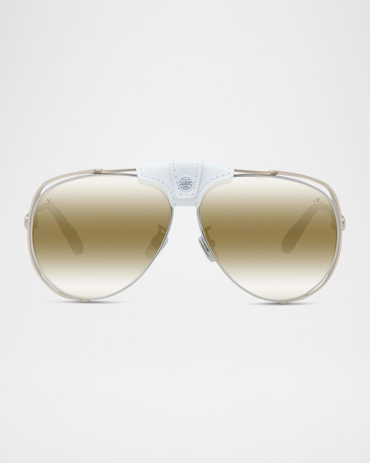 Mens Arctic Titanium Aviator Sunglasses Product Image