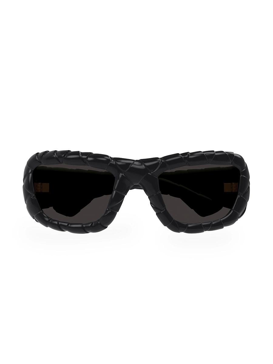 Mens Intreccio Acetate Rectangle Sunglasses Product Image