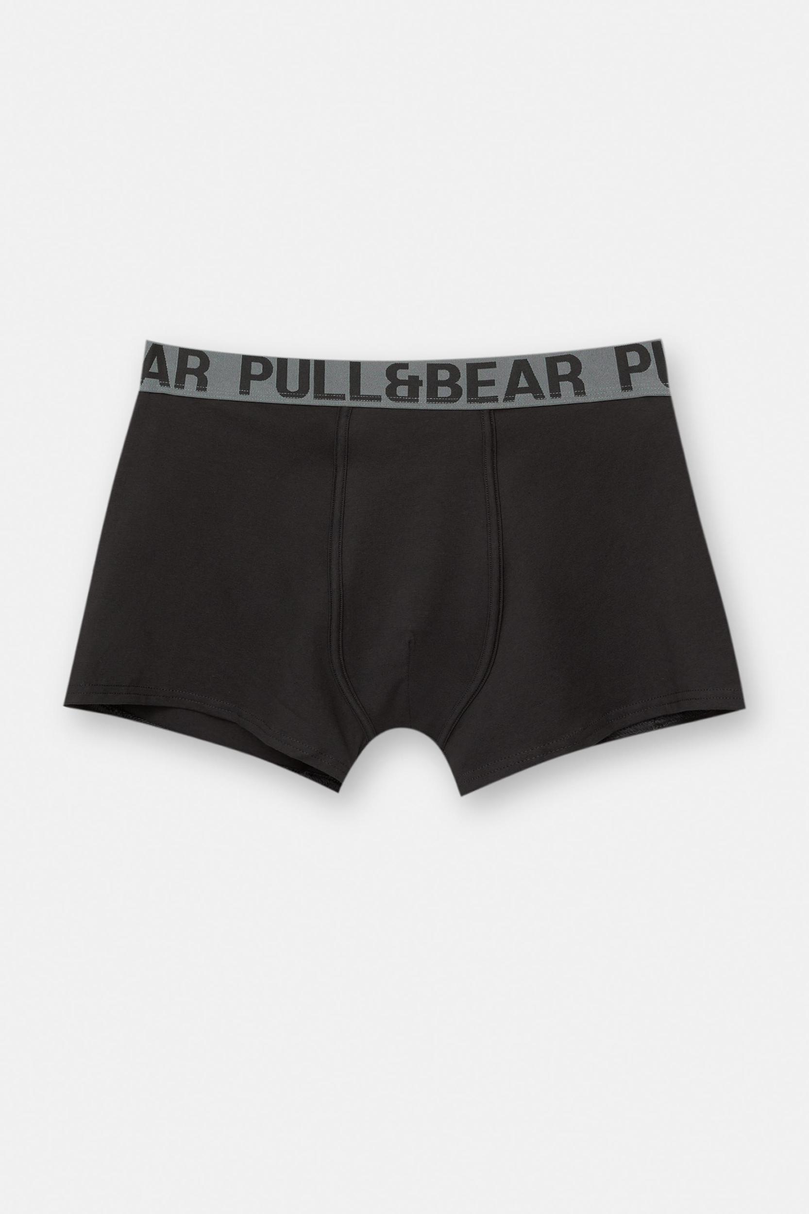 3-pack of boxers with a blue waistband Product Image