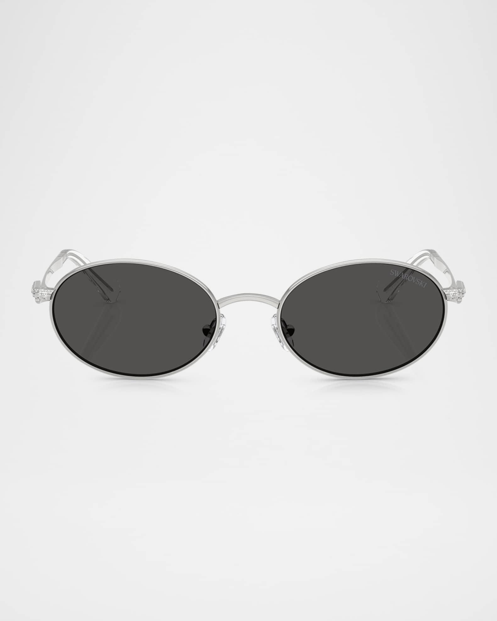 SK7033 Metal Oval Sunglasses Product Image