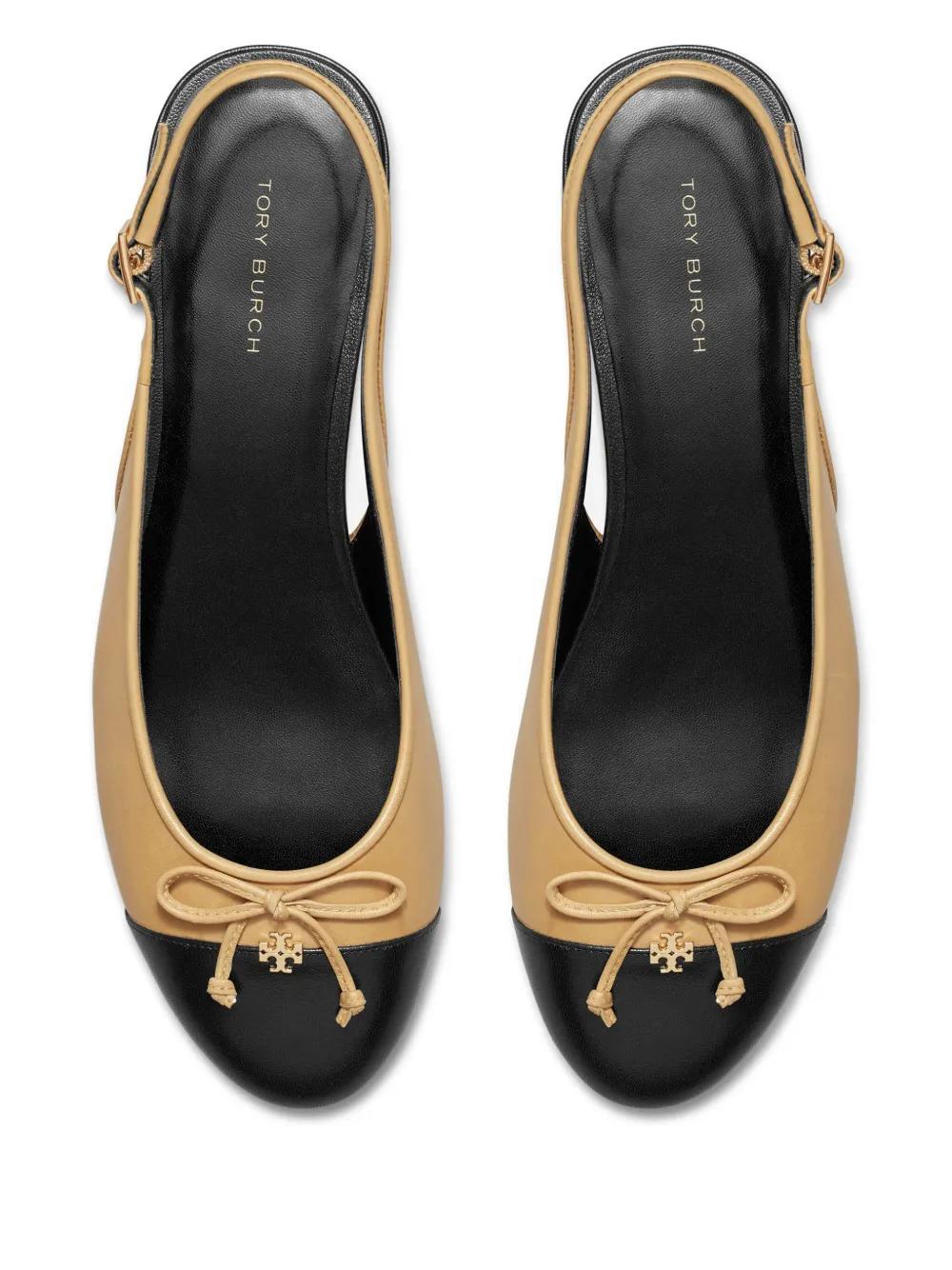 leather ballerina shoes Product Image